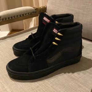 NWT VANS X MARVEL | Black Panther high tops | Men’s 7.5 Women’s 9